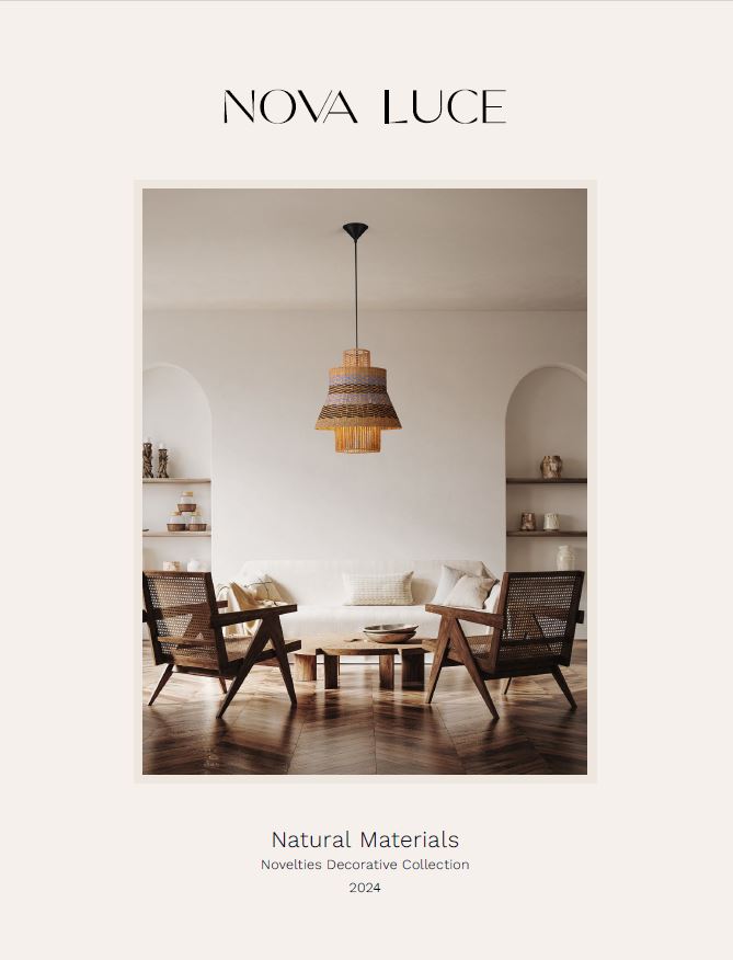 Nova Luce Novelties 2024 - Natural Materials